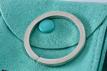 Load image into Gallery viewer, Tiffany &amp; Co. Silver Large Circle Key Ring keychain
