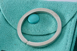 Tiffany & Co. Silver Large Circle Key Ring keychain