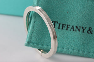 Tiffany & Co. Silver Large Circle Key Ring keychain