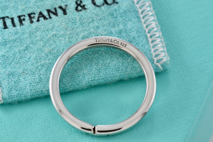 Tiffany & Co. Silver Small Circle Key Ring keychain