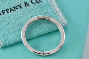 Tiffany & Co. Silver Small Circle Key Ring keychain