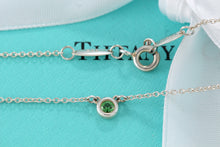 Load image into Gallery viewer, Tiffany &amp; Co. Elsa Peretti Silver Color By The Yard Tsavorite Necklace

