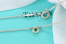 Load image into Gallery viewer, Tiffany &amp; Co. Elsa Peretti Silver Color By The Yard Tsavorite Necklace
