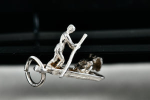 Sterling Silver Gondola Boat Charm Pendant