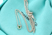 Load image into Gallery viewer, Tiffany &amp; Co. Elsa Peretti Silver Color By The Yard Tsavorite Necklace
