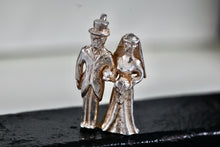 Load image into Gallery viewer, Sterling Silver Bride &amp; Groom Wedding Charm Pendant
