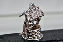 Load image into Gallery viewer, Beau Sterling Silver Water Well Pump Charm Pendant
