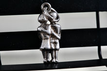 Load image into Gallery viewer, Sterling Silver Bride &amp; Groom Pendant
