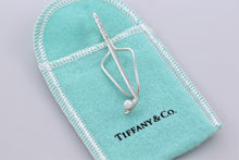 Load image into Gallery viewer, Tiffany &amp; Co. Mens Silver Golf Club Pearl Tie Clip Money Clip
