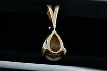 Load image into Gallery viewer, 14K Gold Teardrop Opal &amp; Diamond Pendant
