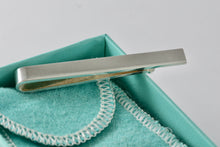 Load image into Gallery viewer, Tiffany &amp; Co. Mens Silver Small Bar Tie Clip/Money Clip
