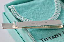 Load image into Gallery viewer, Tiffany &amp; Co. Mens Silver Small Bar Tie Clip/Money Clip
