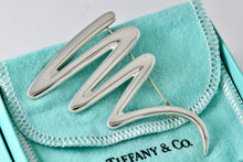 Load image into Gallery viewer, Tiffany &amp; Co. Paloma Picasso Silver Huge Large Scribble Zig Zag Broooch Pin
