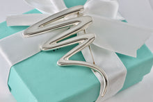 Load image into Gallery viewer, Tiffany &amp; Co. Paloma Picasso Silver Huge Large Scribble Zig Zag Broooch Pin
