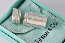 Load image into Gallery viewer, Tiffany &amp; Co. Vintage Silver Cylinder Tube Trinket Pill Box
