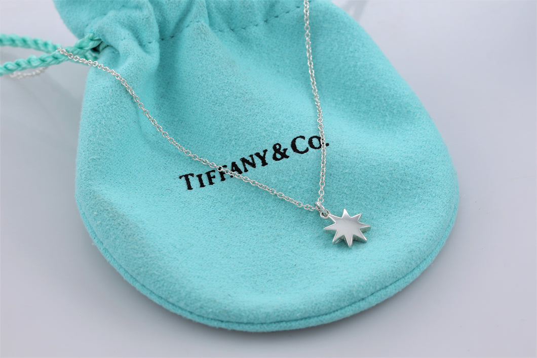 Tiffany & Co. Paloma Picasso Silver Stella Star Necklace