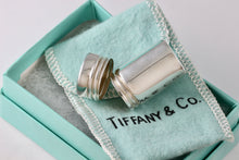 Load image into Gallery viewer, Tiffany &amp; Co. Vintage Silver Cylinder Tube Trinket Pill Box
