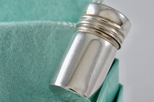 Load image into Gallery viewer, Tiffany &amp; Co. Vintage Silver Cylinder Tube Trinket Pill Box
