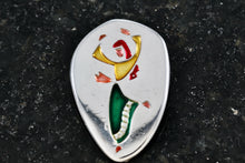 Load image into Gallery viewer, Sterling Silver Danicing Senorita Lady Enamel 1.5&quot; Pin Brooch
