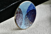 Load image into Gallery viewer, Sterling Silver Cellini Creation Hand Crafted Enamel Disc
