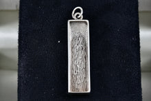 Load image into Gallery viewer, Sterling Silver Hebrew Scripture &quot;God&quot; Jewish Bar Pendant

