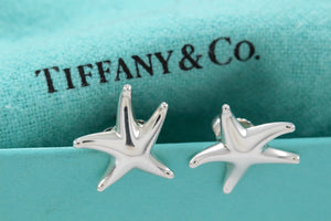 Tiffany & Co. Sterling Silver Elsa Peretti Starfish Stud Earrings