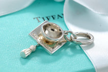 Load image into Gallery viewer, Tiffany &amp; Co. Silver Graduation Cap Tassle Charm Pendant
