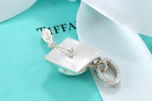 Load image into Gallery viewer, Tiffany &amp; Co. Silver Graduation Cap Tassle Charm Pendant
