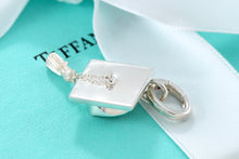 Load image into Gallery viewer, Tiffany &amp; Co. Silver Graduation Cap Tassle Charm Pendant
