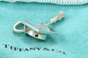 Tiffany & Co. Silver Graduation Cap Tassle Charm Pendant