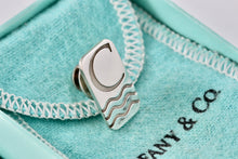 Load image into Gallery viewer, Tiffany &amp; Co. Silver Letter &quot;C&quot; Tall Rectangle Pin
