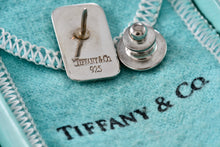 Load image into Gallery viewer, Tiffany &amp; Co. Silver Letter &quot;C&quot; Tall Rectangle Pin
