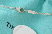 Load image into Gallery viewer, Tiffany &amp; Co. Silver Vintage Plain Oval Tag Chain Necklace
