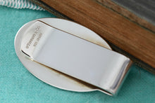 Load image into Gallery viewer, Return To Tiffany &amp; Co. Mens Silver Oval Money Clip
