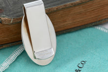 Load image into Gallery viewer, Return To Tiffany &amp; Co. Mens Silver Oval Money Clip

