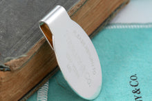 Load image into Gallery viewer, Return To Tiffany &amp; Co. Mens Silver Oval Money Clip
