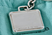 Load image into Gallery viewer, Tiffany &amp; Co. 1837 Silver Suitcase Pendant Key Ring Keychain
