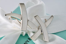 Load image into Gallery viewer, Tiffany &amp; Co. Paloma Picasso &#39;&#39;X&#39;&#39; Large Clip on Earrings
