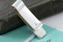 Load image into Gallery viewer, Tiffany &amp; Co. Mens Silver Vintage Stripe Monogram Money Clip
