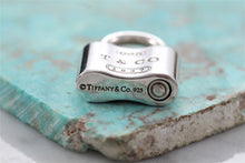 Load image into Gallery viewer, Tiffany &amp; Co. 1837 Silver Padlock Charm Pendant
