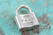 Load image into Gallery viewer, Tiffany &amp; Co. 1837 Silver Padlock Charm Pendant
