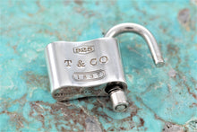 Load image into Gallery viewer, Tiffany &amp; Co. 1837 Silver Padlock Charm Pendant
