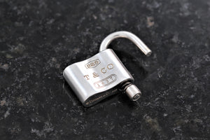 Tiffany & Co. 1837 Silver Padlock Charm Pendant