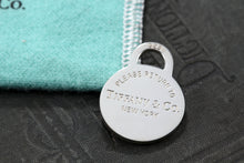 Load image into Gallery viewer, Please Return to Tiffany &amp; Co. Silver  Replacement Circle Charm Pendant
