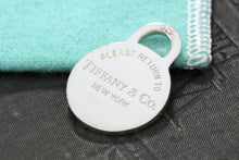 Load image into Gallery viewer, Please Return to Tiffany &amp; Co. Silver  Replacement Circle Charm Pendant
