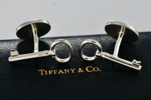 Load image into Gallery viewer, Tiffany &amp; Co. Silver Oval Key Men&#39;s Cufflinks
