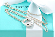 Load image into Gallery viewer, Tiffany &amp; Co. Elsa Peretti Silver Large Eternal Circle Necklace
