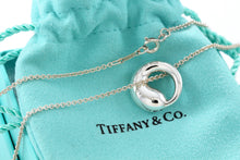 Load image into Gallery viewer, Tiffany &amp; Co. Elsa Peretti Silver Large Eternal Circle Necklace
