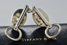 Load image into Gallery viewer, Tiffany &amp; Co. Silver Oval Key Men&#39;s Cufflinks
