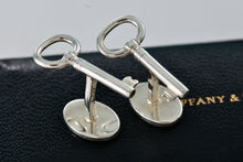 Load image into Gallery viewer, Tiffany &amp; Co. Silver Oval Key Men&#39;s Cufflinks
